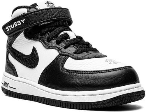 Nike Kids x Stussy Air Force 1 Mid sneakers Black