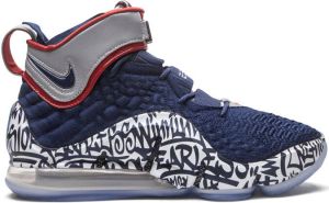 Nike LeBron 17 FP "Graffiti Remix" sneakers Blue