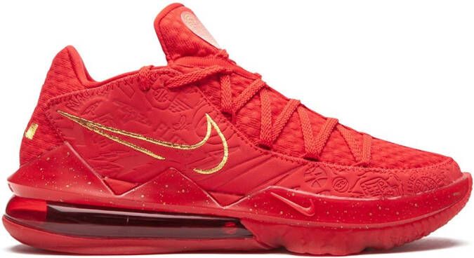 Nike LeBron 17 Low Titan sneakers Red
