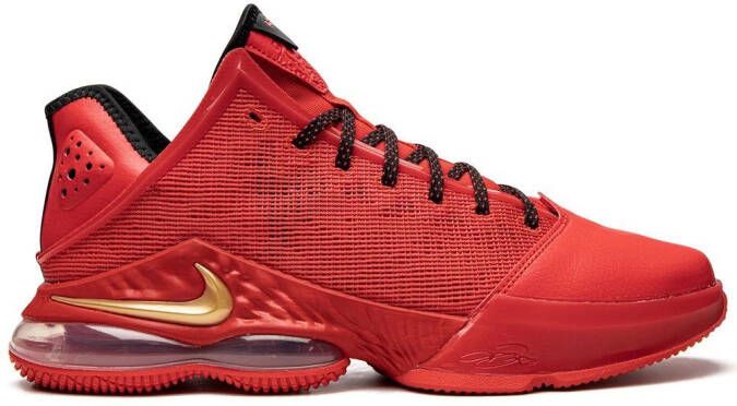 Nike LeBron 19 Low "Light Crimson" sneakers Red