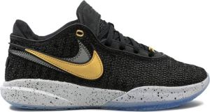 Nike LeBron 20 "Black Metallic Gold" sneakers