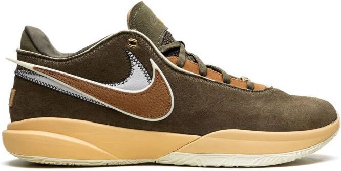 Nike Lebron 20 "Olive Suede" sneakers Green