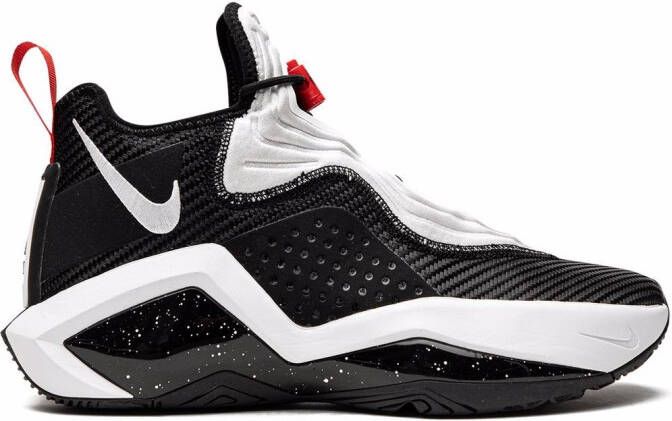Nike LeBron Soldier XIV "Black White University Red" sneakers