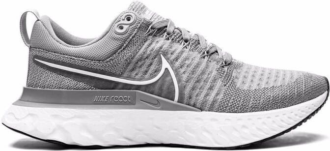 Nike React Infinity Run Flyknit 2 "Particle Grey White-Grey Fog" sneakers