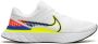 Nike React Infinity Run Flyknit 3 Premium "White Racer Blue Volt" sneakers - Thumbnail 1