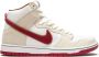 Nike SB Dunk High "Team Crimson" sneakers White - Thumbnail 1