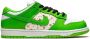 Nike x Supreme SB Dunk Low "Stars Mean Green" sneakers - Thumbnail 1