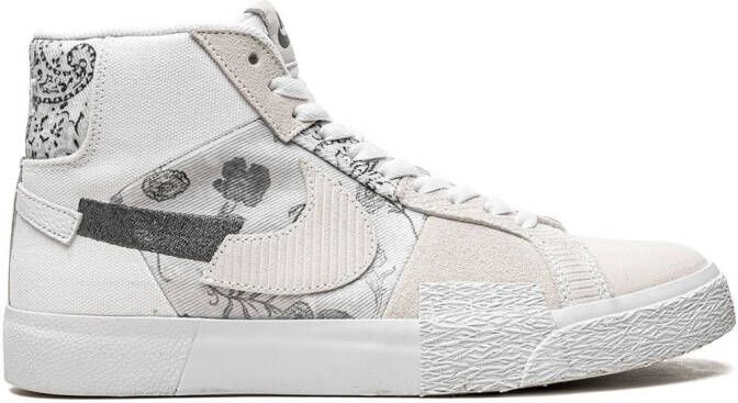 Nike SB Zoom Blazer Mid Edge "Floral White Grey" sneakers
