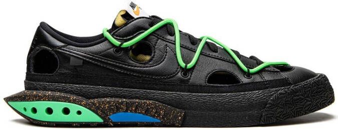 Nike X Off-White Blazer Low "Black Electro Green" sneakers