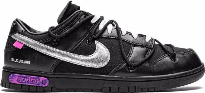 Nike X Off-White Dunk Low "Lot 50" sneakers Black