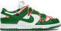Nike X Off-White Dunk Low "Pine Green" sneakers - Thumbnail 1