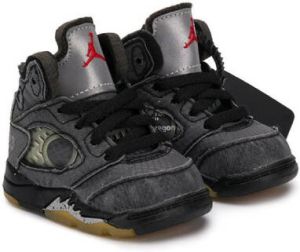 Nike x Off-White Kids Air Jordan 5 sneakers Grey
