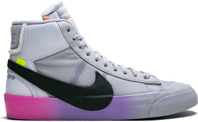 Nike X Off-White x Serena Williams The 10: Nike Blazer Mid "Queen" sneakers Grey