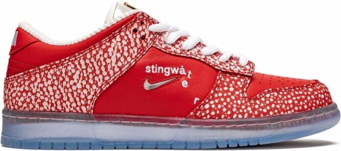 Nike x Stingwater SB Dunk Low "Magic Mushroom" sneakers Red