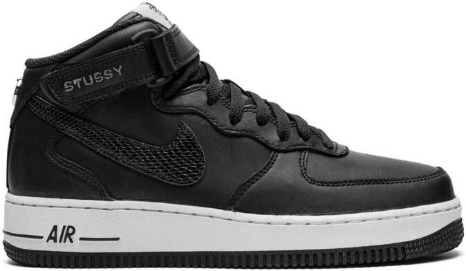 Nike x Stussy Air Force 1 Mid "Black" sneakers