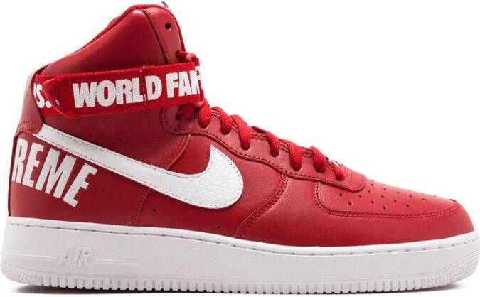 Nike Air Force 1 High Supreme SP "Red" sneakers