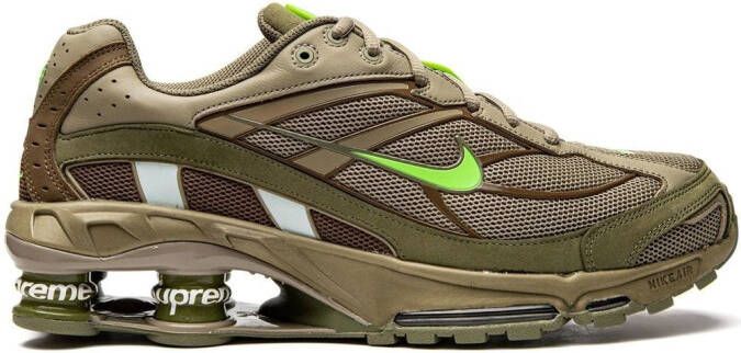 Nike x Supreme Shox Ride 2 SP "Green" sneakers Neutrals