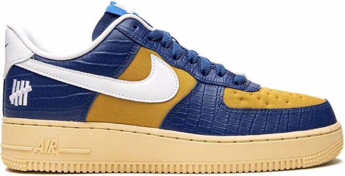Nike x Undefeated Air Force 1 Low "Blue Croc" sneakers