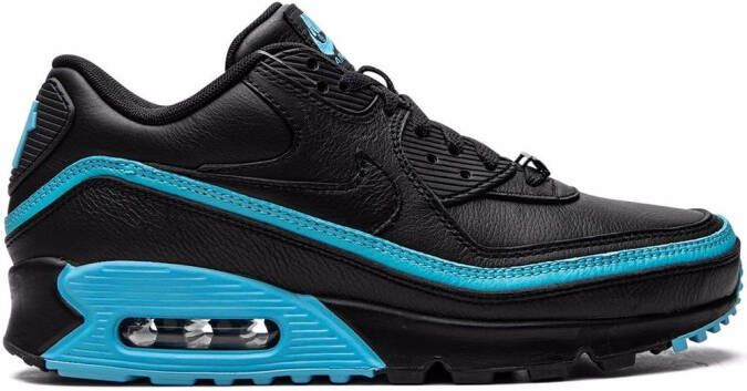 Nike x Undefeated Air Max 90 "Black Blue Fury" sneakers