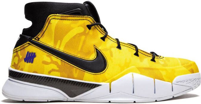 Nike x Undefeated Kobe 1 Protro PE "LeBron PE Yellow Camo" sneakers