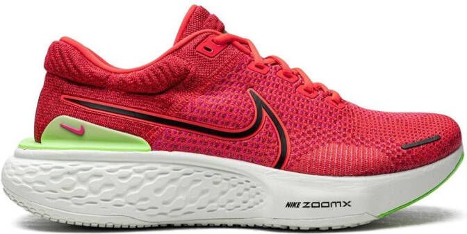 Nike ZoomX Invincible Run Flyknit "Siren Red Black-Team Red-Green" sneakers