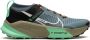 Nike ZoomX Zegama Trail "Light Slate Grey Glow Green Bone Black" sneakers Blue - Thumbnail 1