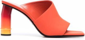 Nina Ricci gradient-heeled mules Orange