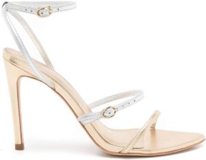 Nk Ivy 120mm sandals Metallic