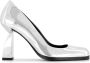 Nodaleto Angel N 90mm leather pumps Silver - Thumbnail 1