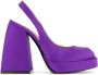 Nodaleto block-heel slingback pumps Purple - Thumbnail 1