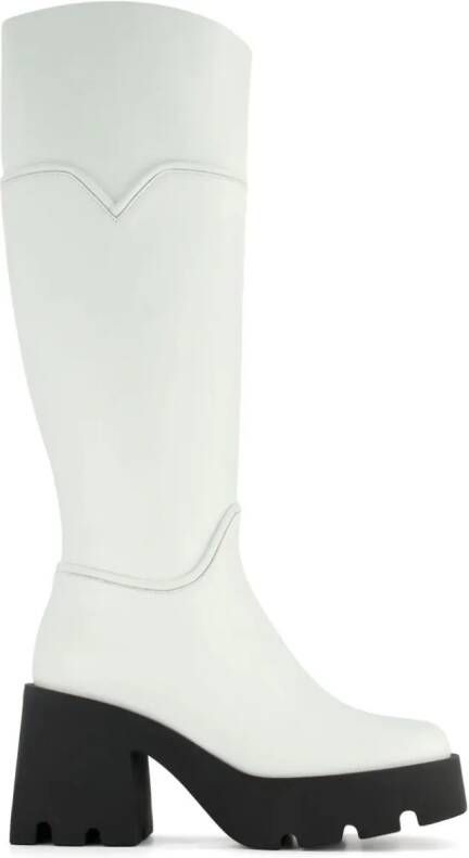 Nodaleto Bulla 90mm leather boots White