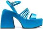 Nodaleto Bulla Chibi satin sandals Blue - Thumbnail 1