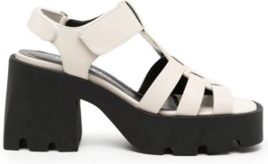 Nodaleto Bulla Emma 85mm leather sandals White