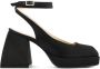 Nodaleto Bulla Suki 90mm satin pumps Black - Thumbnail 1