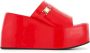 Nodaleto Bulla Yelena 105mm wedge sandals Red - Thumbnail 1