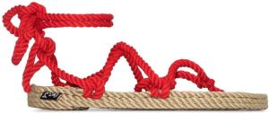 Nomadic State of Mind Romano rope-strap sandals Red