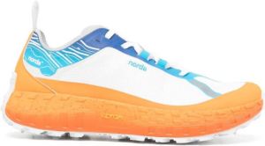 Norda panelled low-top sneakers Orange