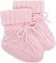 N.PEAL KIDS cable-knit booties Pink - Thumbnail 1