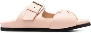 Nº21 bow detail strappy slides Pink