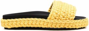 Nº21 braided rope slides Yellow