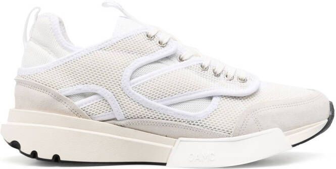 OAMC Aurora panelled low-top sneakers White