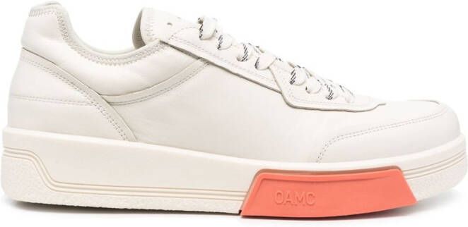 OAMC Cosmos Cupsole low-top leather sneakers White