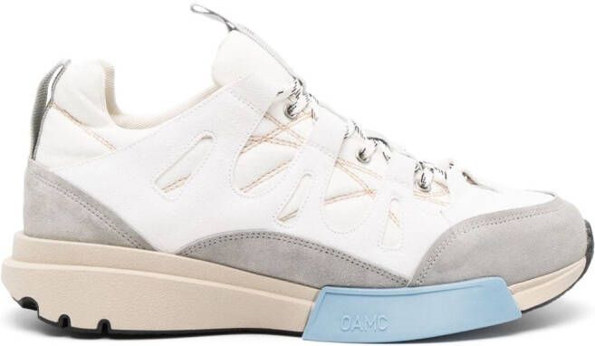 OAMC low-top colour-block sneakers White