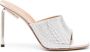 Off-White Allen 100mm crystal-embellished satin mules Grey - Thumbnail 1