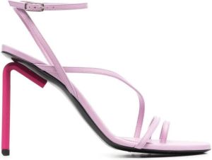 Off-White Allen 110mm strappy sandals Pink