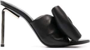 Off-White Allen bow-detail mules Black