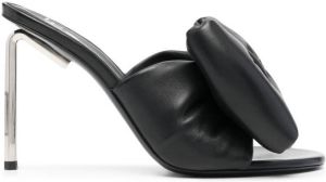 Off-White Allen Bow metal heel mules Black