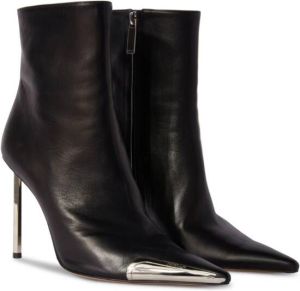 Off-White Allen Key pointed-toe ankle boots Black