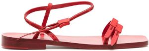Off-White ankle strap sandals Red