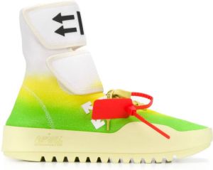 Off-White Arrows high-top sneakers Green